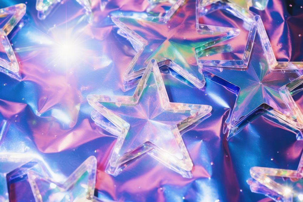 Star texture backgrounds crystal kaleidoscope.
