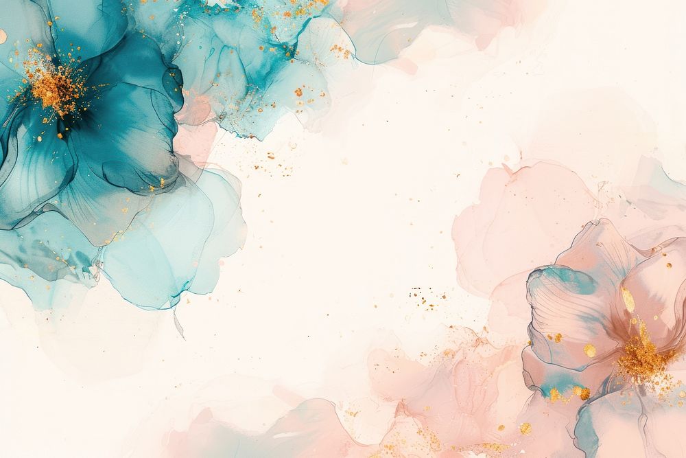 Flower watercolor background backgrounds blossom pattern.