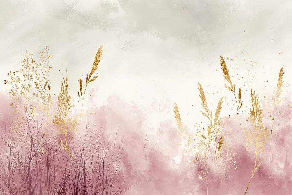 Grass watercolor background backgrounds outdoors painting.