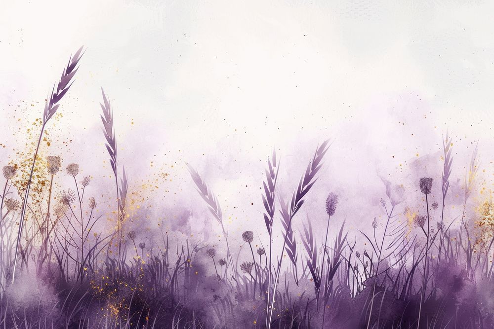 Grass watercolor background purple backgrounds lavender.