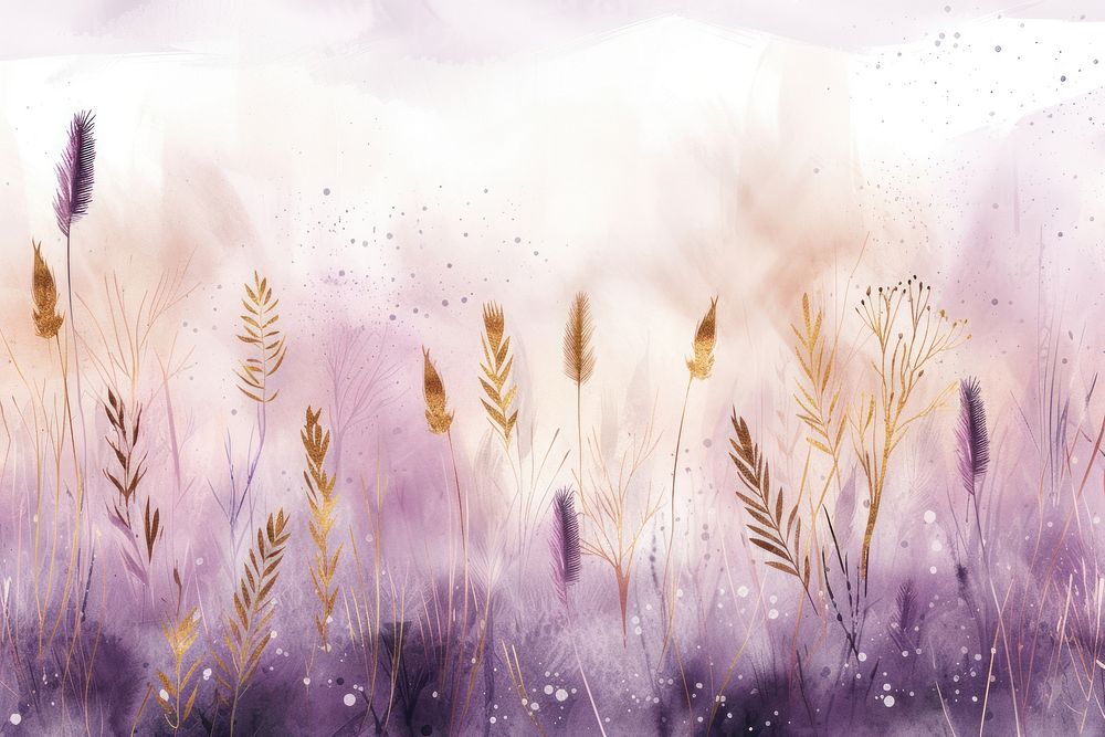Grass watercolor background purple backgrounds lavender.