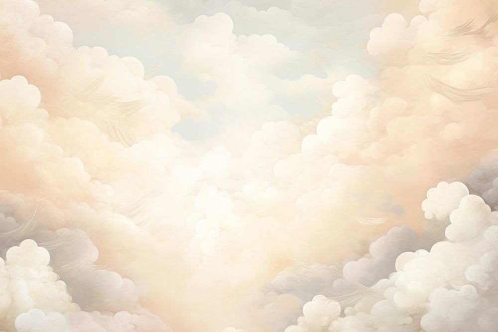 Illustration of cloud heaven backgrounds outdoors painting.