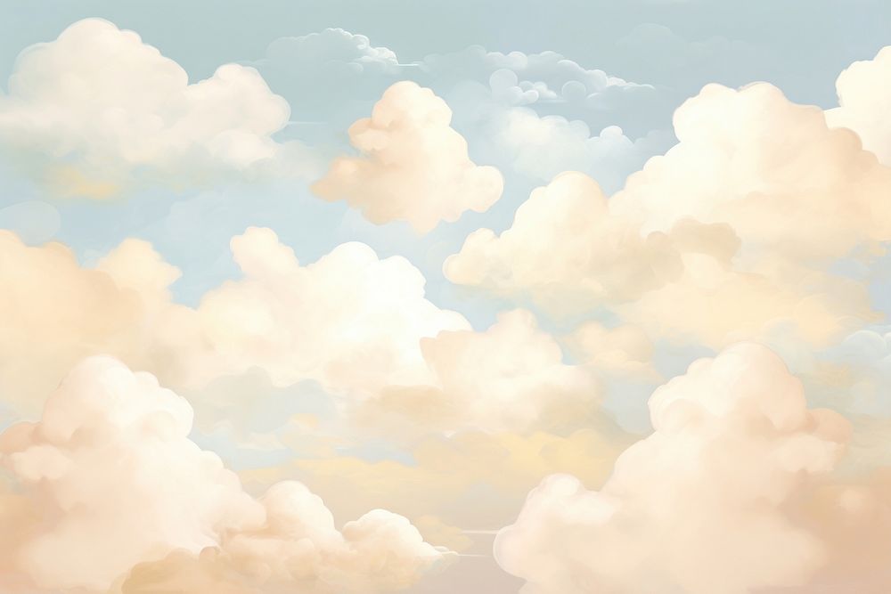 Illustration of cloud heaven backgrounds outdoors nature.