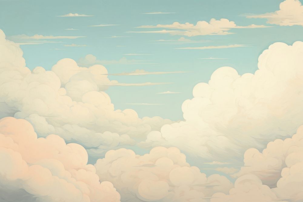 Illustration of cloud heaven backgrounds outdoors nature.