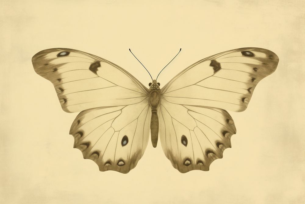 Illustration of butterfly drawing animal insect.