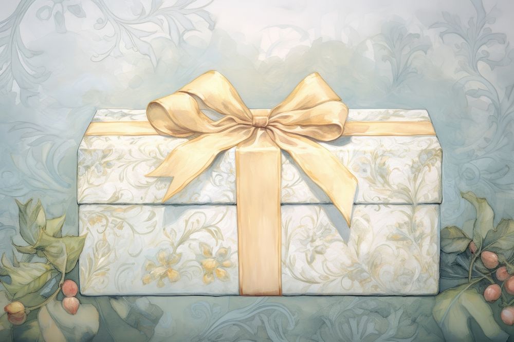 Illustration of gift backgrounds box art.