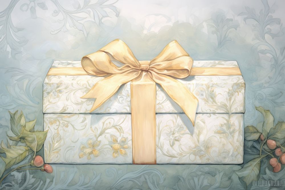 Illustration of gift backgrounds box art.