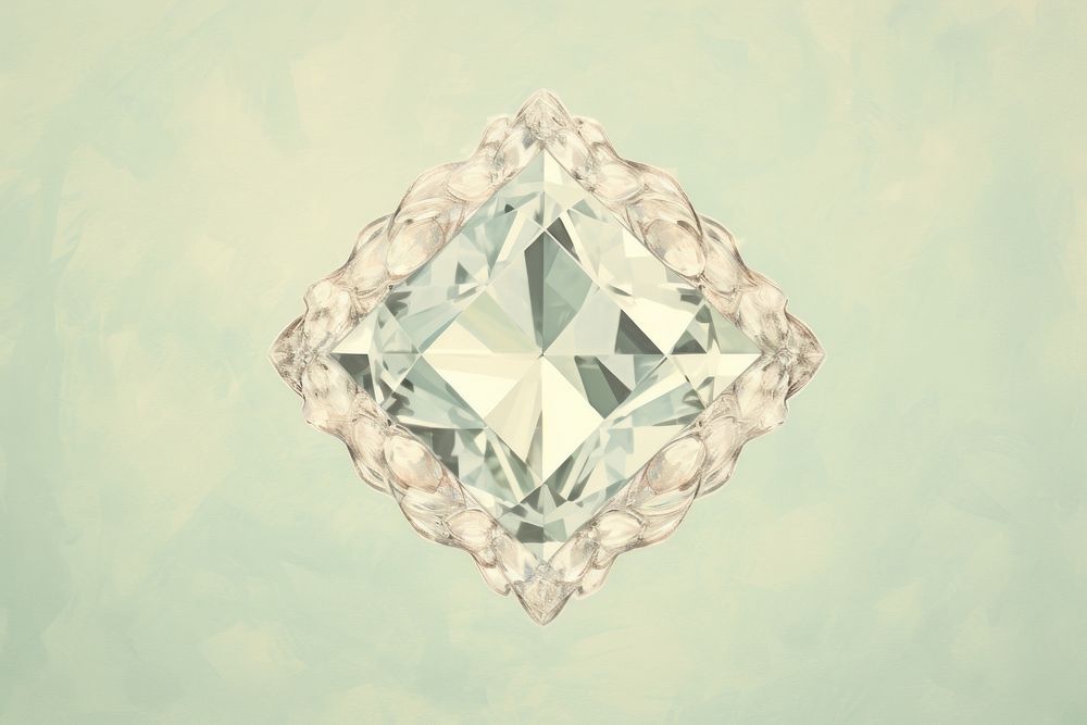 Illustration of diamond backgrounds jewelry accessories.