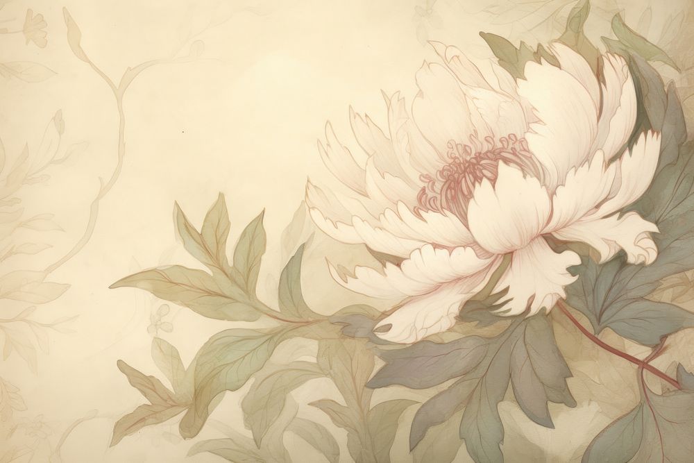 Illustration of flower art backgrounds painting.