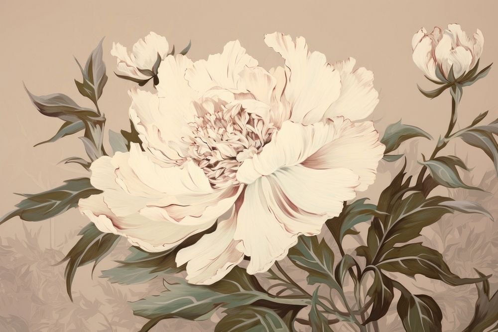 Illustration of flower painting art blossom.