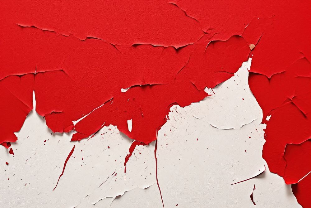 Abstract red pattern background ripped paper backgrounds deterioration splattered.