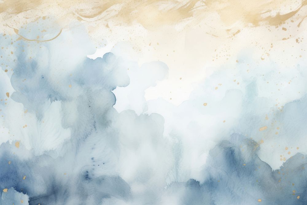 New year watercolor background painting backgrounds blue.