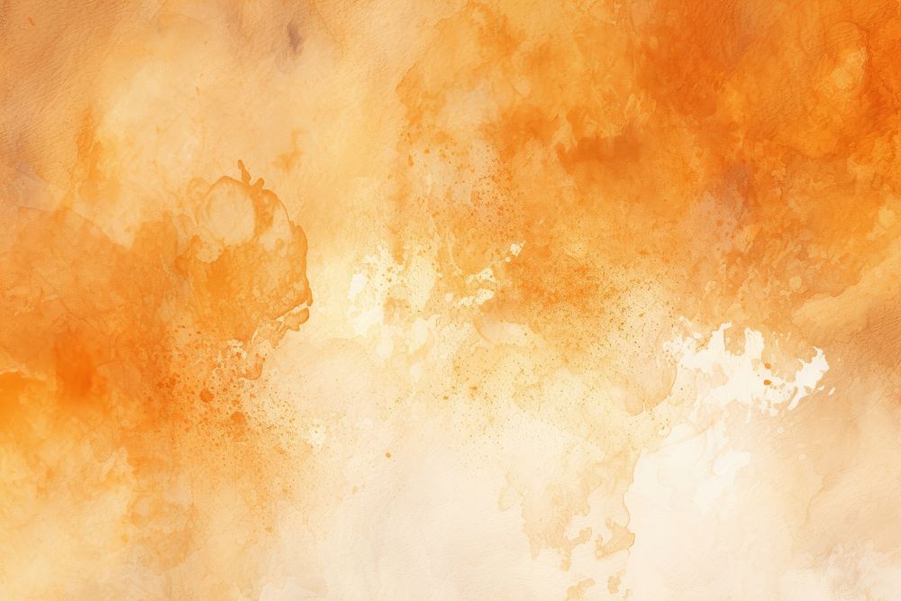 Orange watercolor background backgrounds painting old.