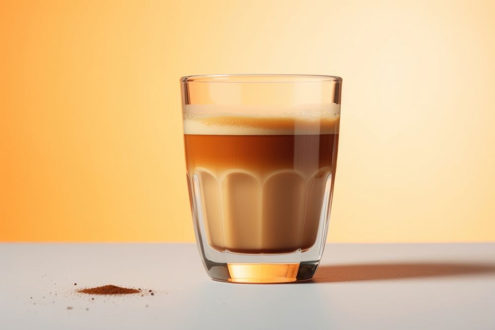 Coffee espresso shot glass drink.