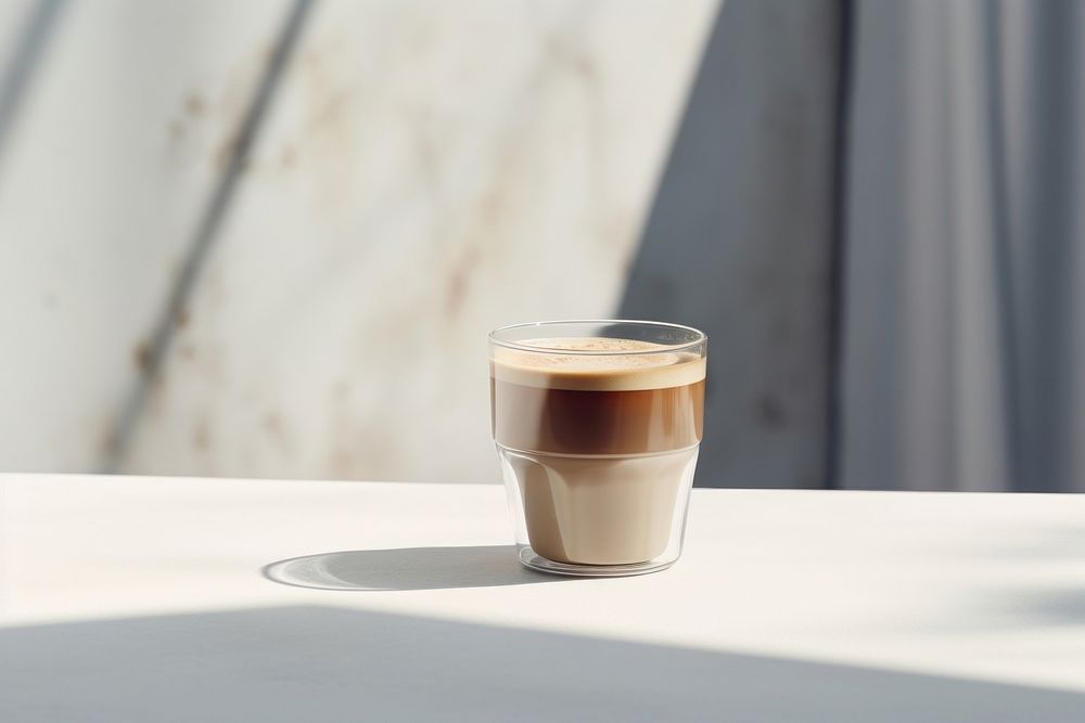 Coffee espresso shot drink glass.