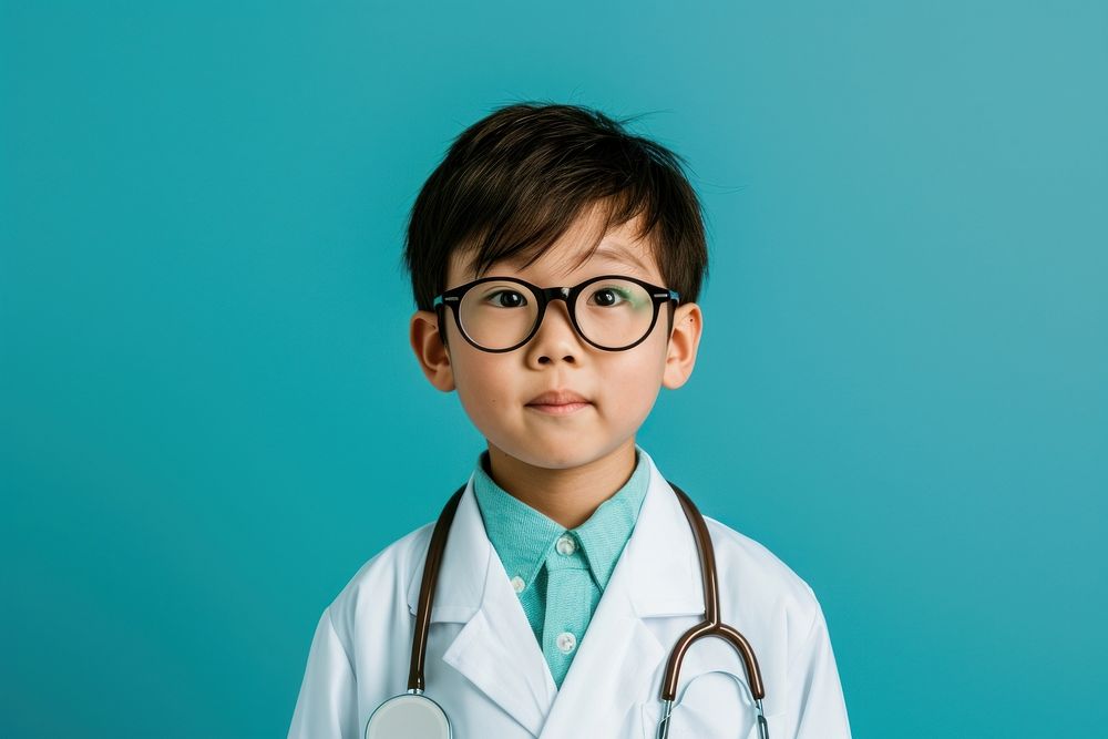 Japanese kid Physician physician doctor intelligence.