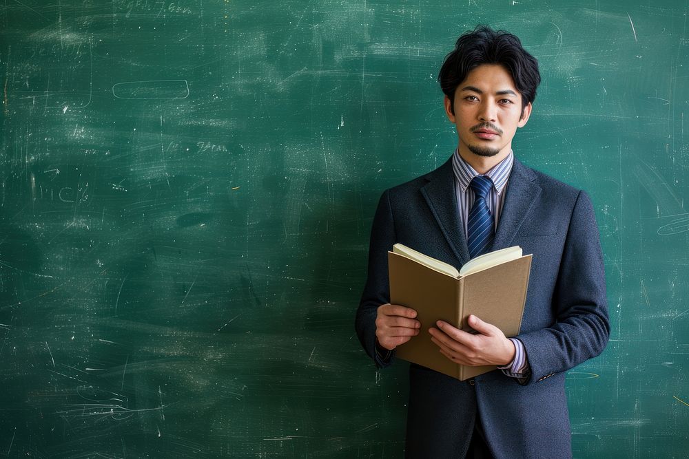 Japanese Teacher blackboard teacher adult.