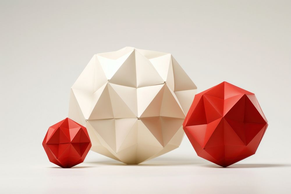 Origami simple balls paper.
