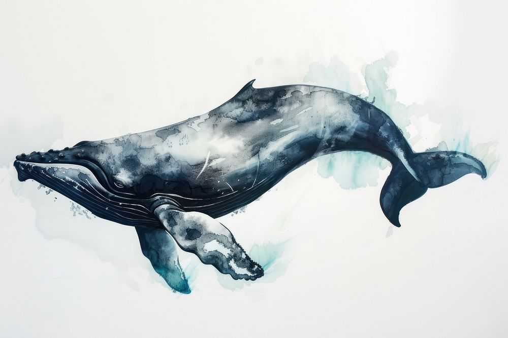 An Icelandic whale drawing animal mammal.