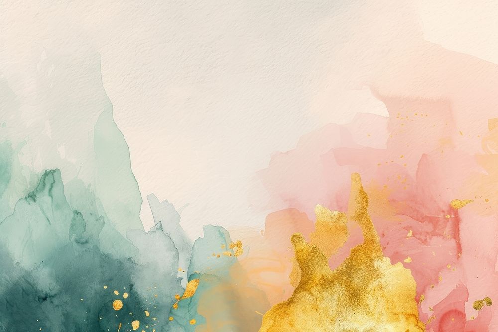 Rainbow watercolor background painting backgrounds art.