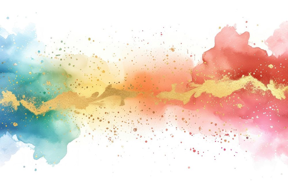 Sparkle watercolor background painting backgrounds white background.