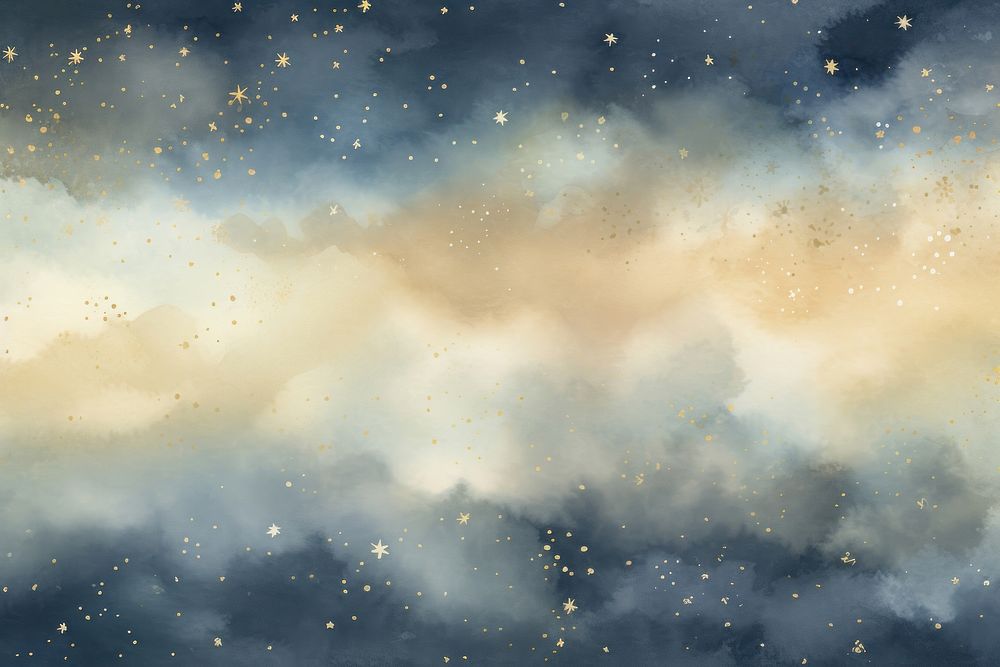 Star in the night sky watercolor background backgrounds astronomy outdoors.