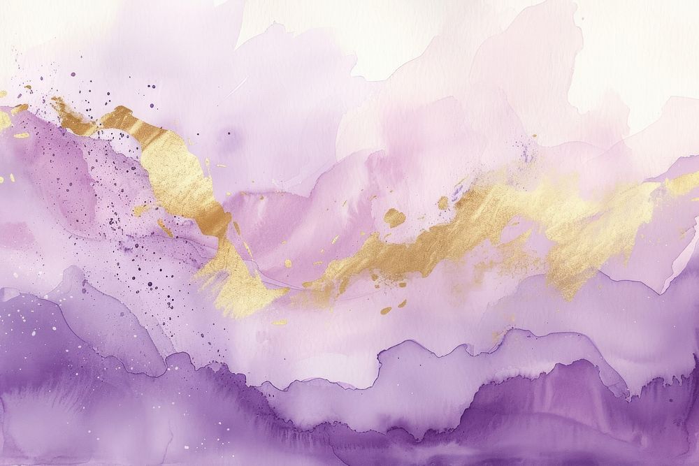 Summer beach watercolor background painting purple backgrounds.