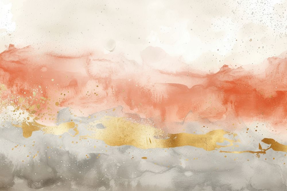Summer beach watercolor background painting backgrounds splattered.