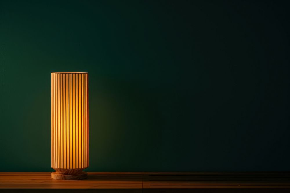 Modern lamp lampshade lighting wood.