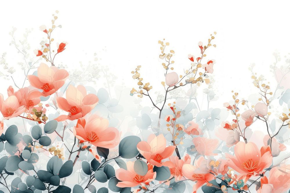 A flower bush backgrounds outdoors blossom.