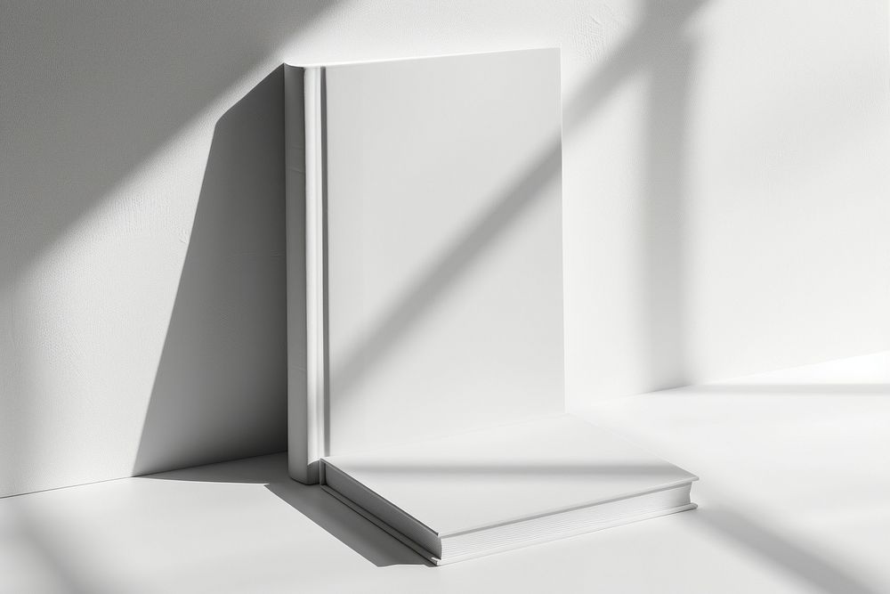 Book  simplicity white rectangle.