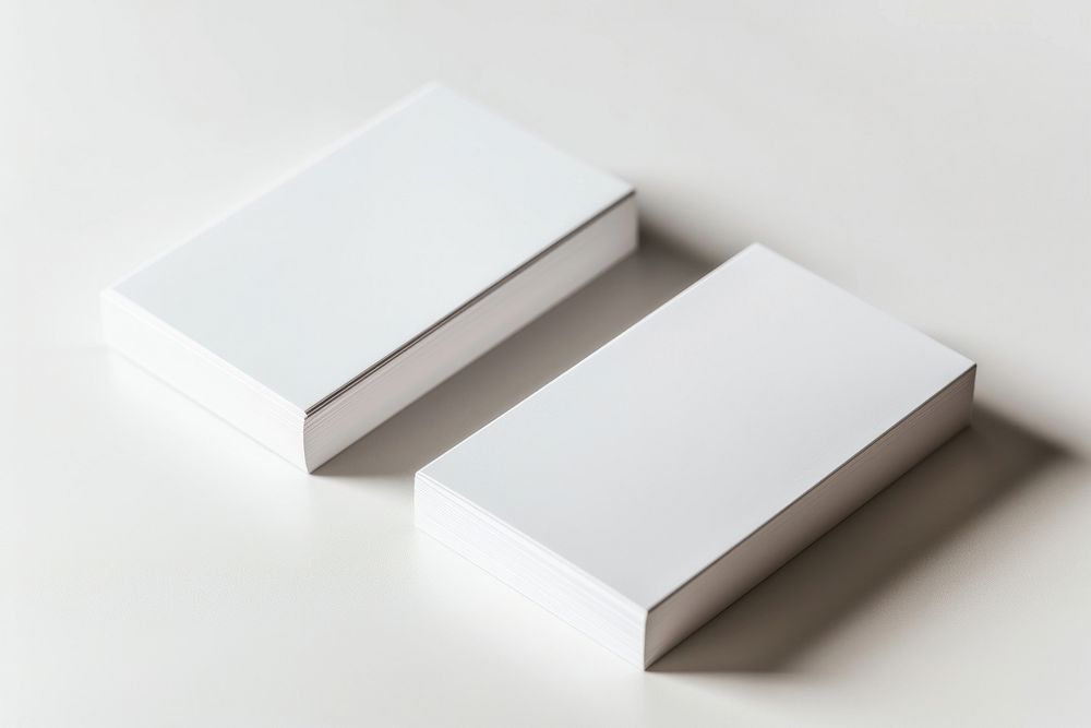 Business card  simplicity white white background.