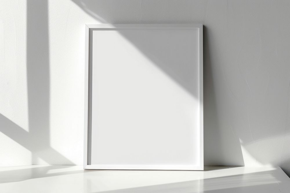 Frame  white architecture rectangle.