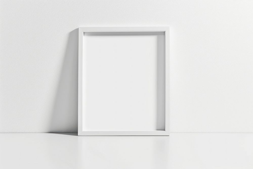 Frame  white simplicity white background.