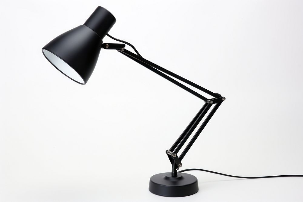 Black lamp lampshade technology furniture.
