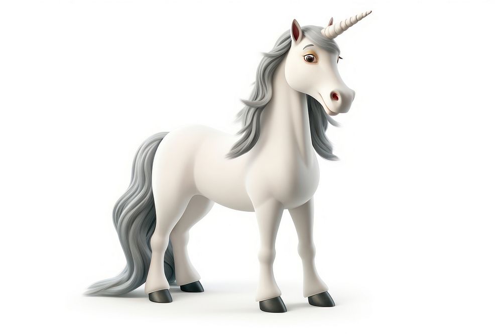 Unicorn livestock figurine mammal.