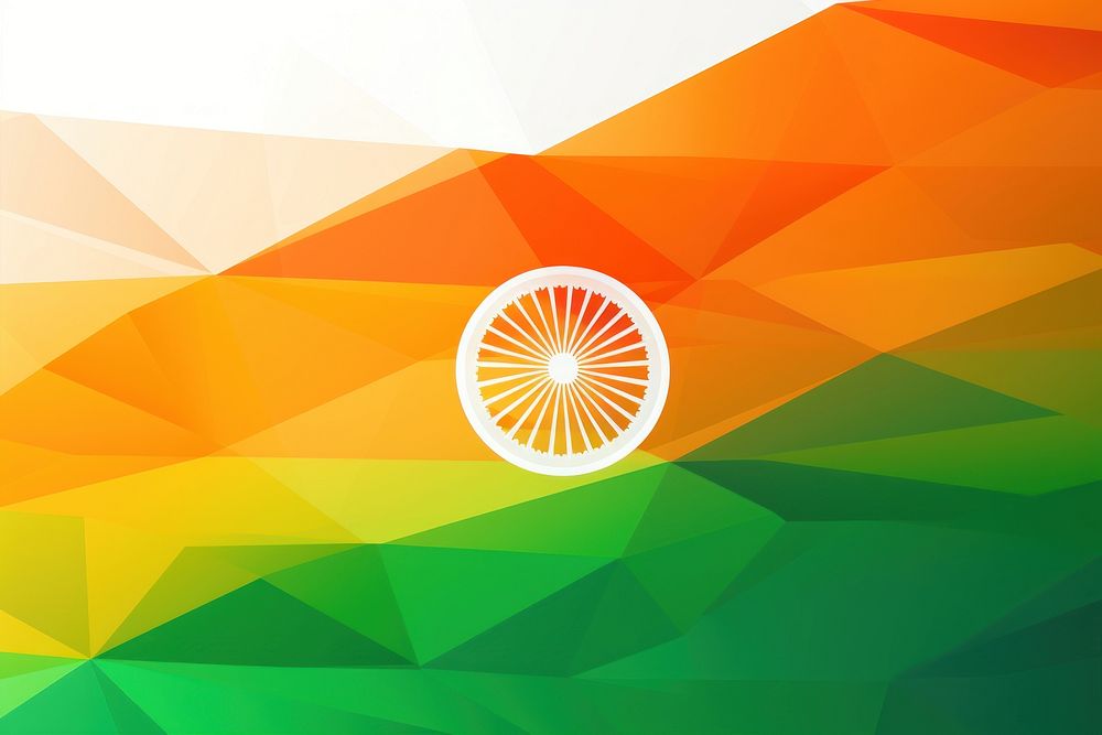 Absract Graphic Element representing of indian flag graphics pattern backgrounds.