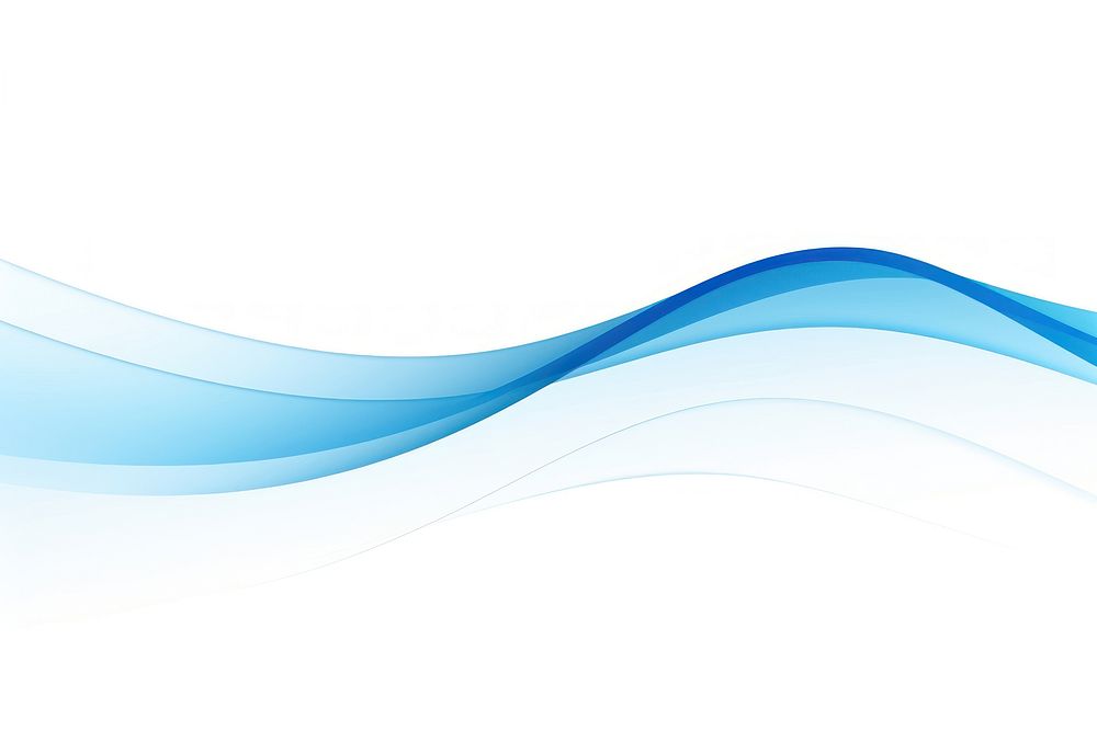 Blue waves vectorized curved line backgrounds abstract pattern.