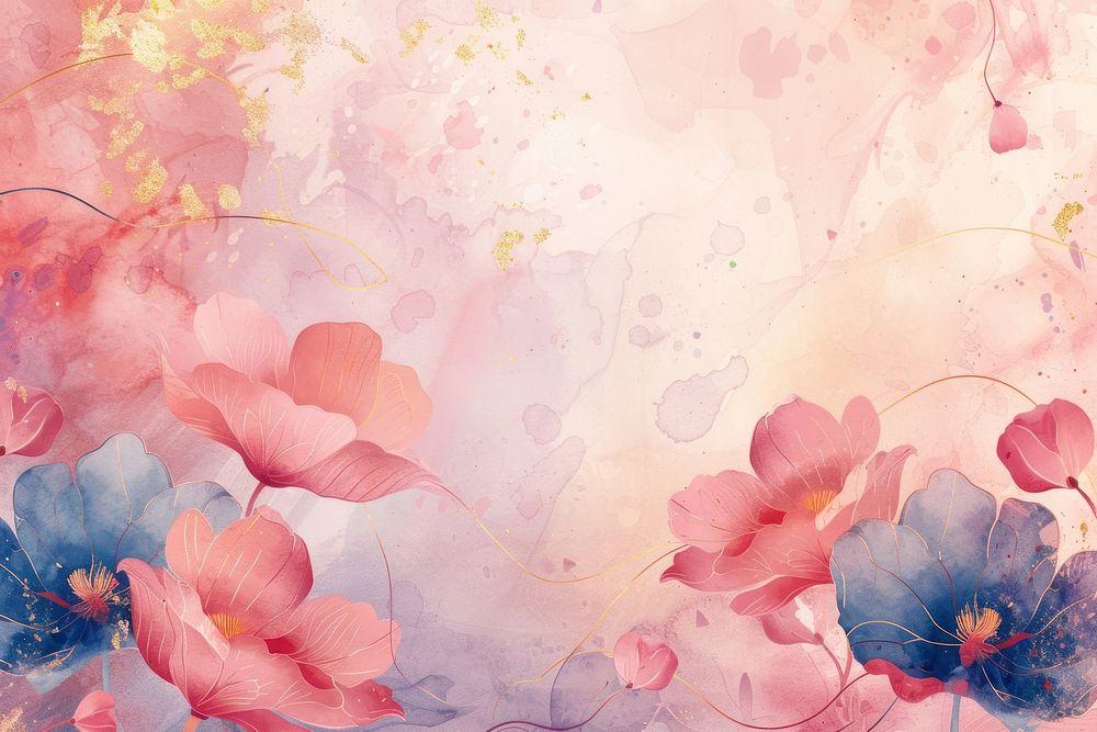 Chinese pattern backgrounds painting flower.
