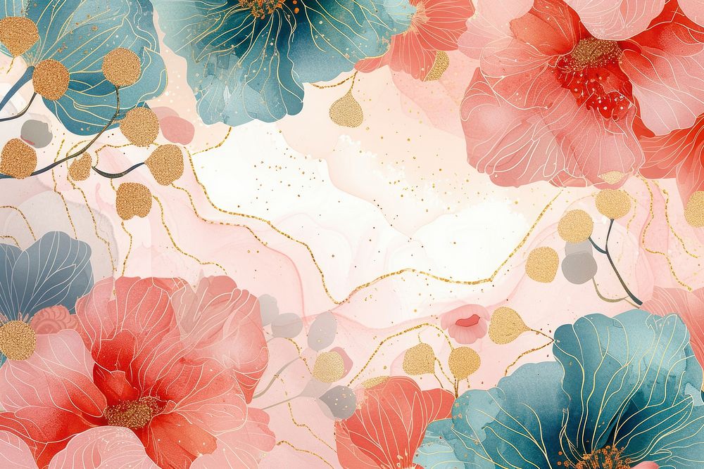 Chinese pattern art backgrounds flower.