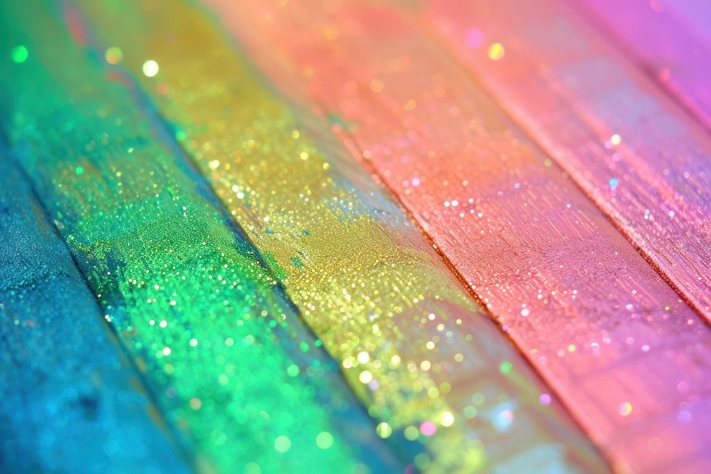 Holographic wood background glitter backgrounds rainbow.