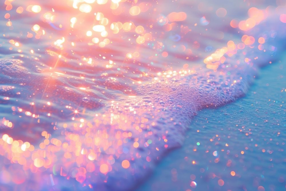 Holographic water background backgrounds outdoors glitter.