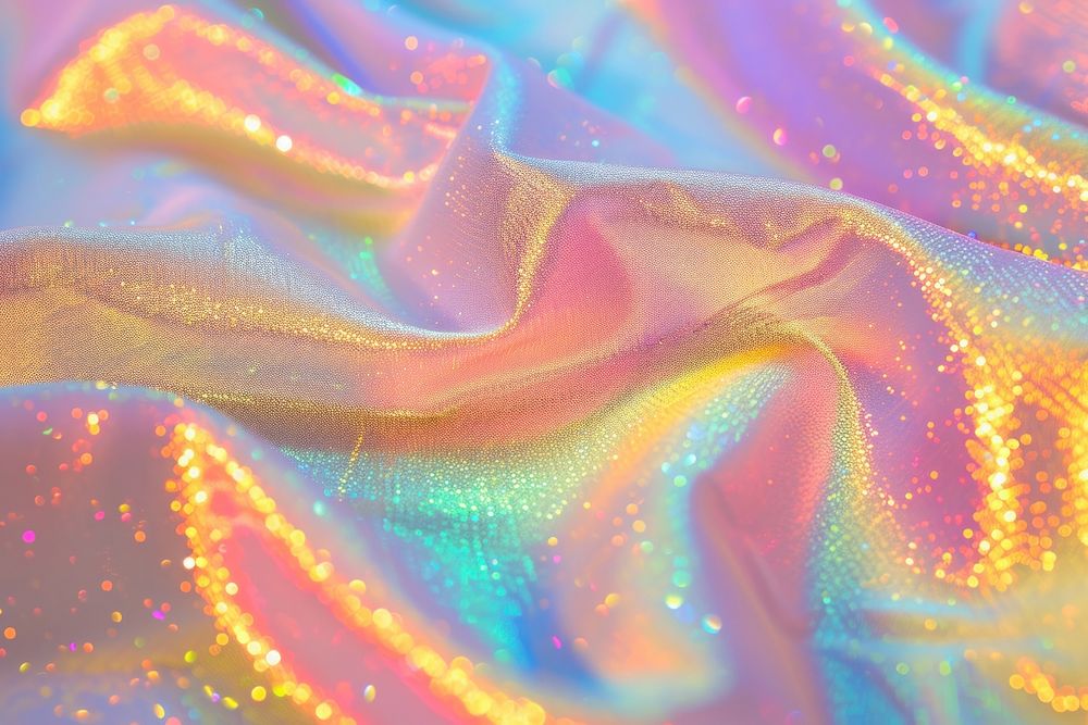 Holographic fabric texture background backgrounds rainbow abstract.