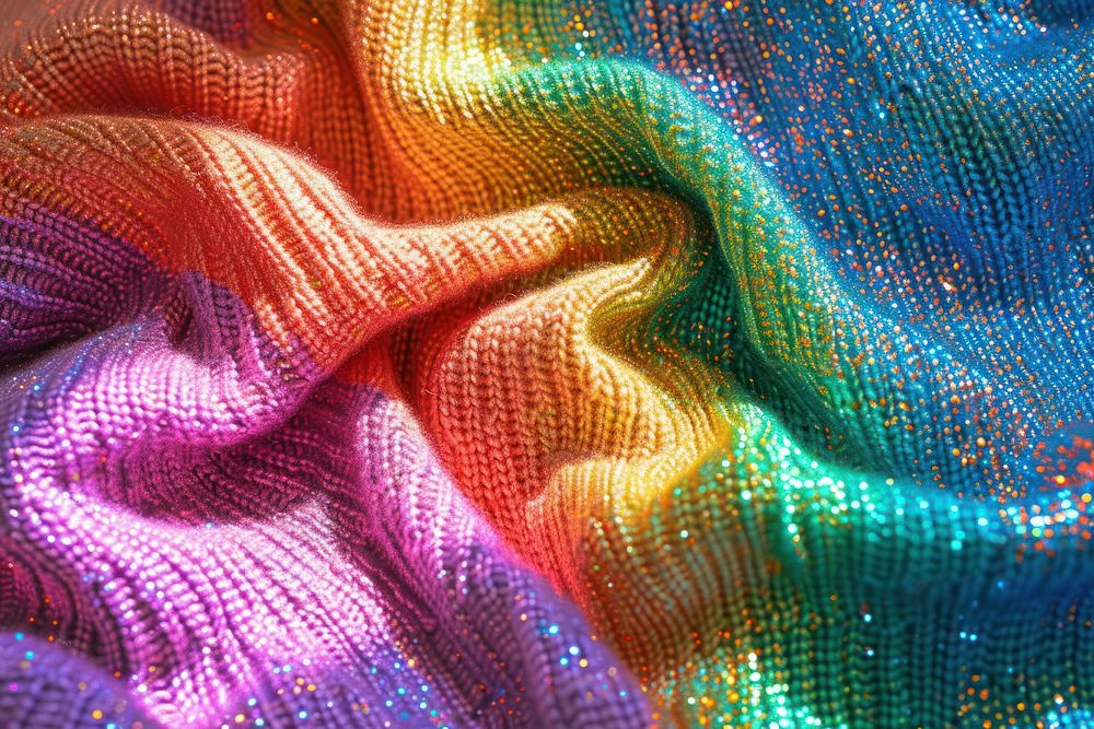 Holographic knit wool texture background backgrounds creativity variation.
