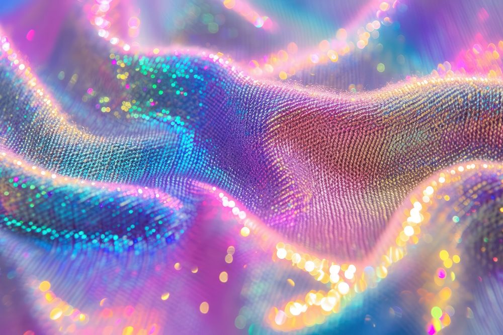 Holographic knit wool texture background glitter backgrounds creativity.