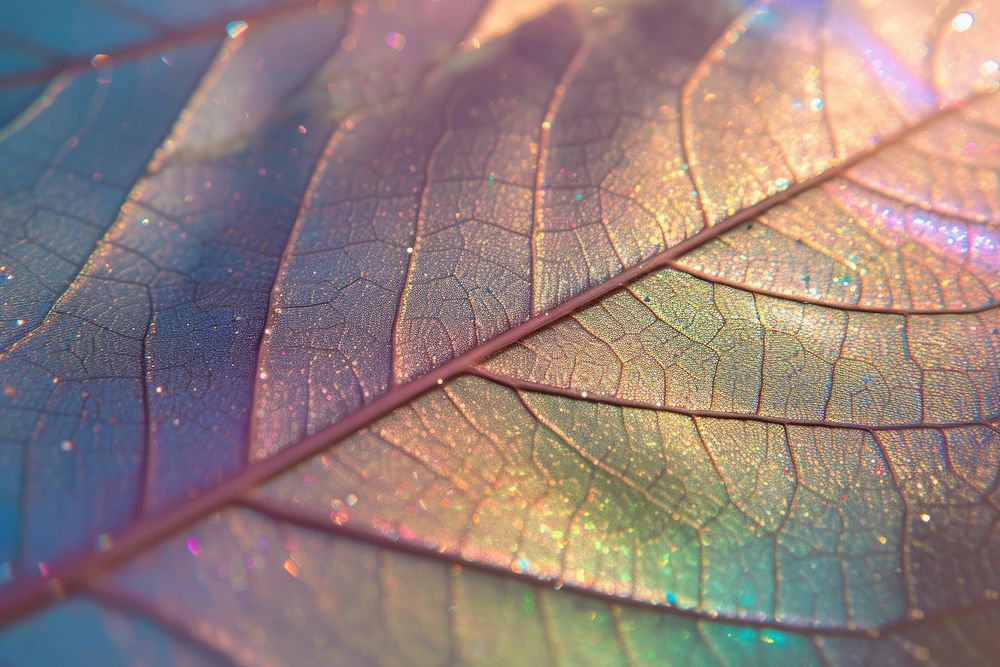 Holographic leaf texture background backgrounds plant tree.
