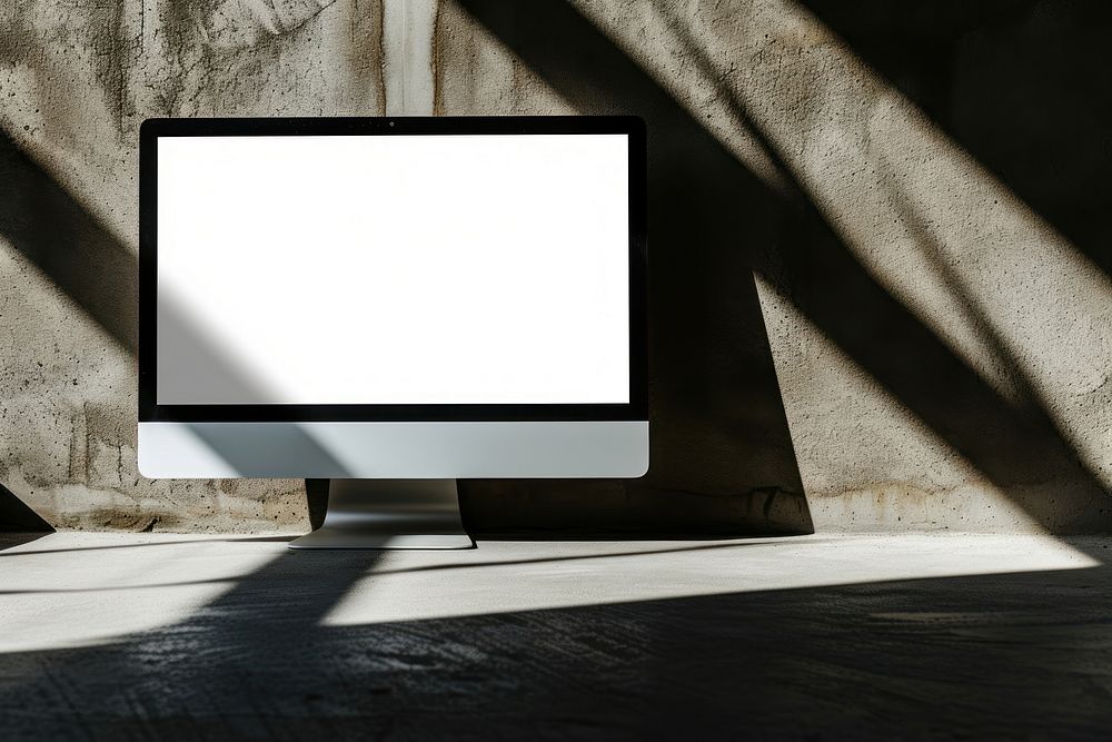 Computer  television shadow screen.