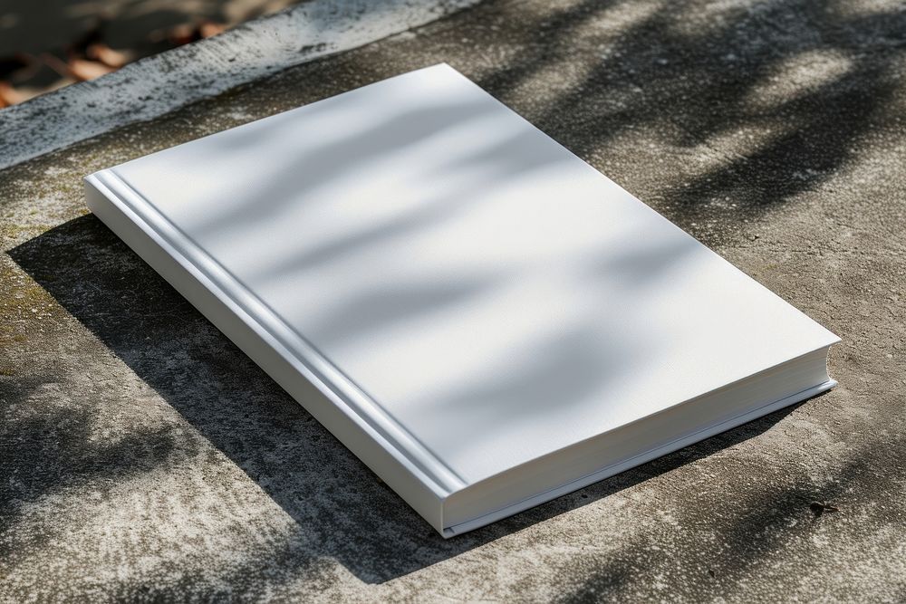 Notebook  publication shadow white.