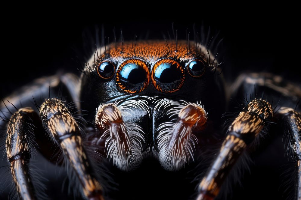 Spider Selfie tarantula arachnid animal.