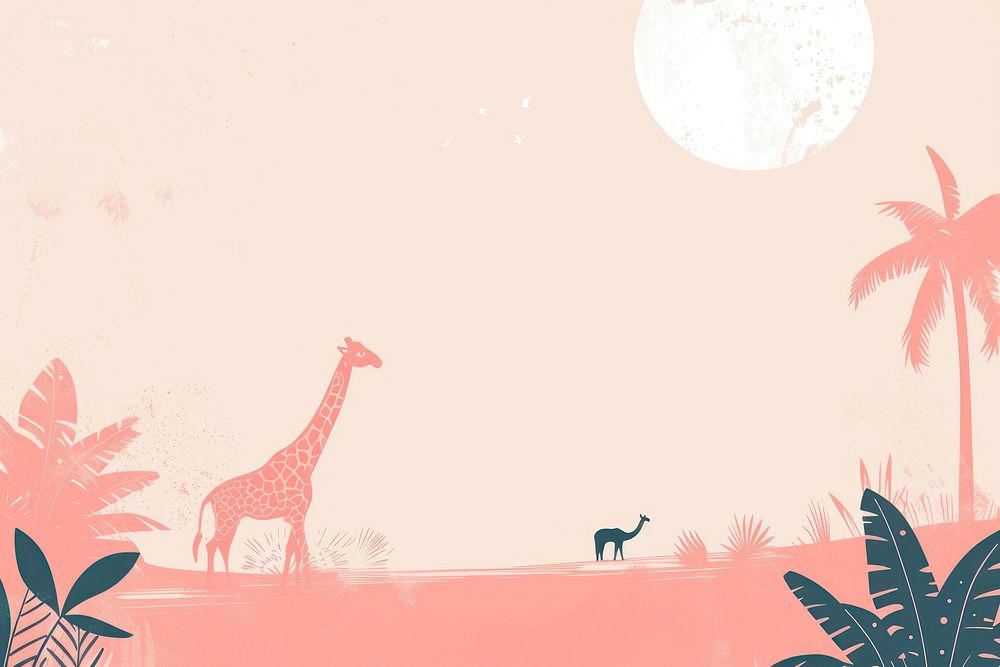 Safari background backgrounds outdoors giraffe.